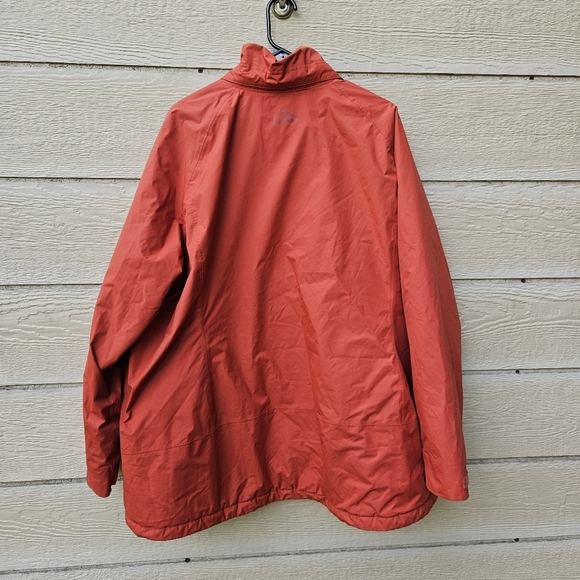 LL Bean orange winter coat 3X Plus small flaws - Picture 2 of 12